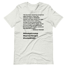 Load image into Gallery viewer, Witch Hunt Trump Quote Short-Sleeve Unisex T-Shirt
