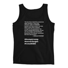 Load image into Gallery viewer, Witch Hunt Trump Quote Ladies&#39; Tank
