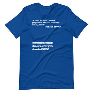 People Coming Here Trump Quote Short-Sleeve Unisex T-Shirt