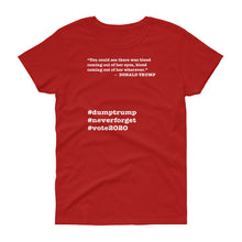 Load image into Gallery viewer, Coming Out of Her Wherever Trump Quote Women&#39;s Short-Sleeve T-Shirt
