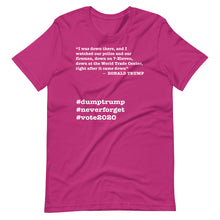 Load image into Gallery viewer, WTC Trump Quote Short-Sleeve Unisex T-Shirt
