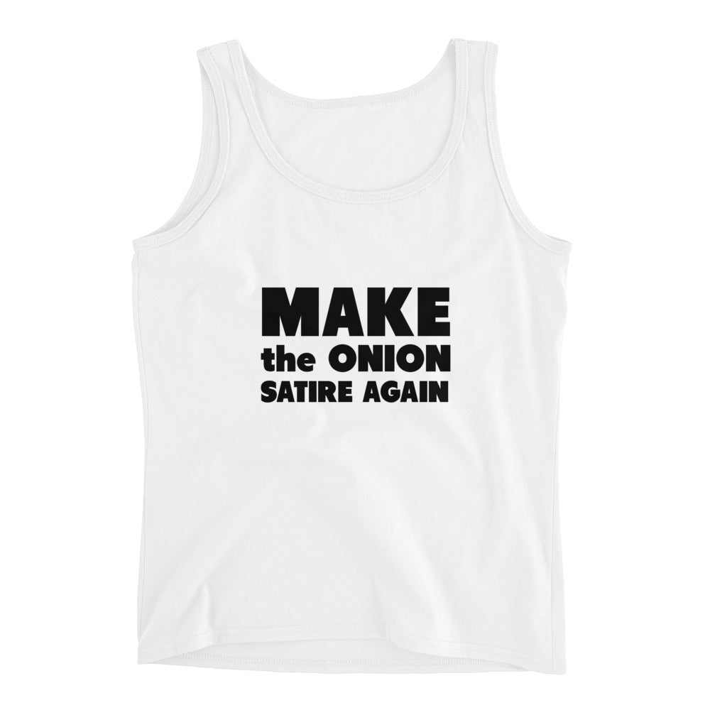Make The Onion Satire Again Ladies' Tank