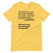 Load image into Gallery viewer, Ballots Trump Quote Short-Sleeve Unisex T-Shirt
