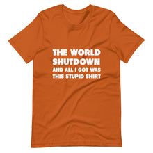 Load image into Gallery viewer, The World Shutdown Short-Sleeve Unisex T-Shirt
