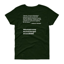 Load image into Gallery viewer, 30,000 Emails Trump Quote Women&#39;s Short-Sleeve T-Shirt
