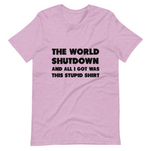 Load image into Gallery viewer, The World Shutdown Short-Sleeve Unisex T-Shirt
