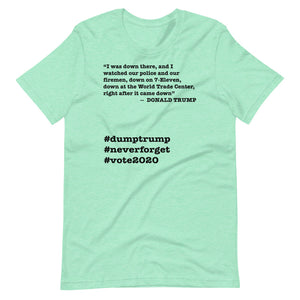 WTC Trump Quote Short-Sleeve Unisex T-Shirt