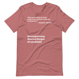 People Coming Here Trump Quote Short-Sleeve Unisex T-Shirt