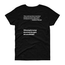 Load image into Gallery viewer, Coming Out of Her Wherever Trump Quote Women&#39;s Short-Sleeve T-Shirt
