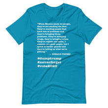 Load image into Gallery viewer, When Mexico Sends Its People Trump Quote Short-Sleeve Unisex T-Shirt
