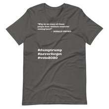 Load image into Gallery viewer, People Coming Here Trump Quote Short-Sleeve Unisex T-Shirt
