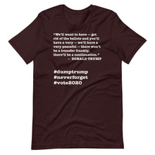 Load image into Gallery viewer, Ballots Trump Quote Short-Sleeve Unisex T-Shirt
