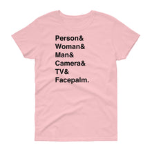 Load image into Gallery viewer, Person &amp; Woman &amp; Man Women&#39;s Short-Sleeve T-Shirt
