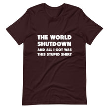 Load image into Gallery viewer, The World Shutdown Short-Sleeve Unisex T-Shirt
