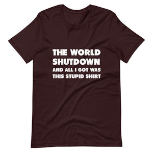 The World Shutdown Short-Sleeve Unisex T-Shirt