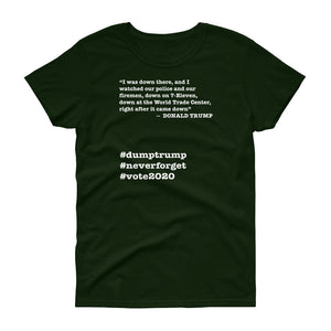 WTC Trump Quote Women's Short-Sleeve T-Shirt