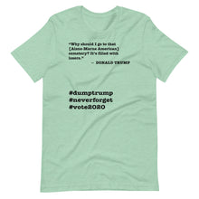 Load image into Gallery viewer, Cemetery Trump Quote Short-Sleeve Unisex T-Shirt
