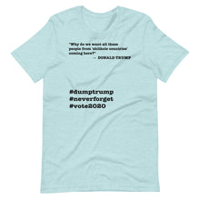 Load image into Gallery viewer, People Coming Here Trump Quote Short-Sleeve Unisex T-Shirt
