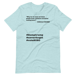 People Coming Here Trump Quote Short-Sleeve Unisex T-Shirt