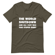 Load image into Gallery viewer, The World Shutdown Short-Sleeve Unisex T-Shirt
