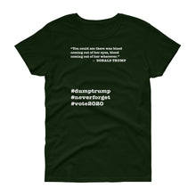 Load image into Gallery viewer, Coming Out of Her Wherever Trump Quote Women&#39;s Short-Sleeve T-Shirt
