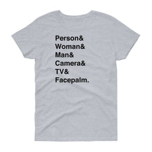 Load image into Gallery viewer, Person &amp; Woman &amp; Man Women&#39;s Short-Sleeve T-Shirt
