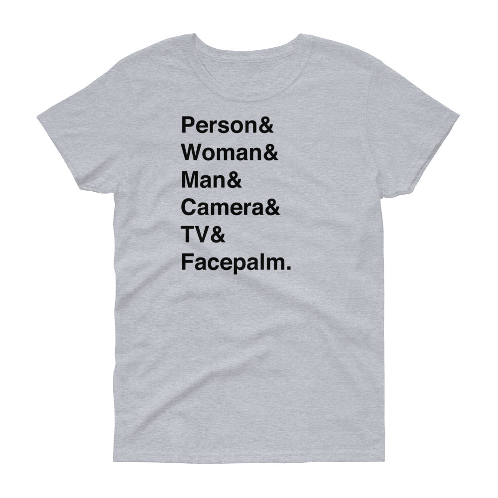 Person & Woman & Man Women's Short-Sleeve T-Shirt