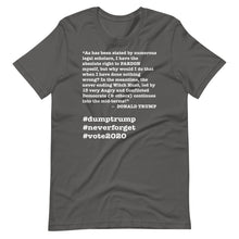 Load image into Gallery viewer, Witch Hunt Trump Quote Short-Sleeve Unisex T-Shirt
