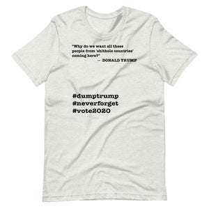 People Coming Here Trump Quote Short-Sleeve Unisex T-Shirt