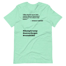 Load image into Gallery viewer, Cemetery Trump Quote Short-Sleeve Unisex T-Shirt
