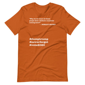 People Coming Here Trump Quote Short-Sleeve Unisex T-Shirt
