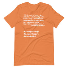 Load image into Gallery viewer, Ballots Trump Quote Short-Sleeve Unisex T-Shirt
