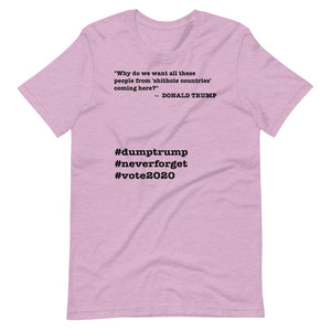 People Coming Here Trump Quote Short-Sleeve Unisex T-Shirt