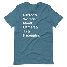 Load image into Gallery viewer, Person &amp; Woman &amp; Man Short-Sleeve Unisex T-Shirt
