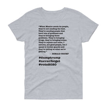Load image into Gallery viewer, When Mexico Sends Its People Trump Quote Women&#39;s Short-Sleeve T-Shirt
