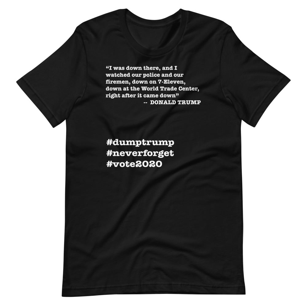 WTC Trump Quote Short-Sleeve Unisex T-Shirt