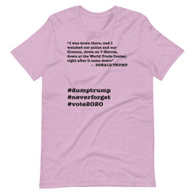 Load image into Gallery viewer, WTC Trump Quote Short-Sleeve Unisex T-Shirt
