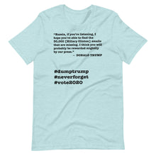 Load image into Gallery viewer, 30,000 Emails Trump Quote Short-Sleeve Unisex T-Shirt

