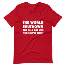 Load image into Gallery viewer, The World Shutdown Short-Sleeve Unisex T-Shirt
