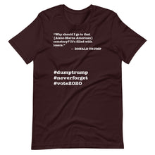 Load image into Gallery viewer, Cemetery Trump Quote Short-Sleeve Unisex T-Shirt
