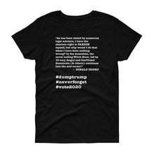 Load image into Gallery viewer, Witch Hunt Trump Quote Women&#39;s Short-Sleeve T-Shirt
