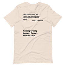 Load image into Gallery viewer, Cemetery Trump Quote Short-Sleeve Unisex T-Shirt
