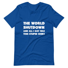 Load image into Gallery viewer, The World Shutdown Short-Sleeve Unisex T-Shirt
