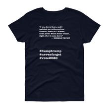 Load image into Gallery viewer, WTC Trump Quote Women&#39;s Short-Sleeve T-Shirt
