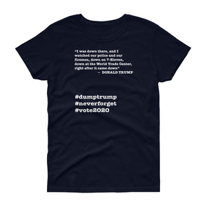 WTC Trump Quote Women's Short-Sleeve T-Shirt