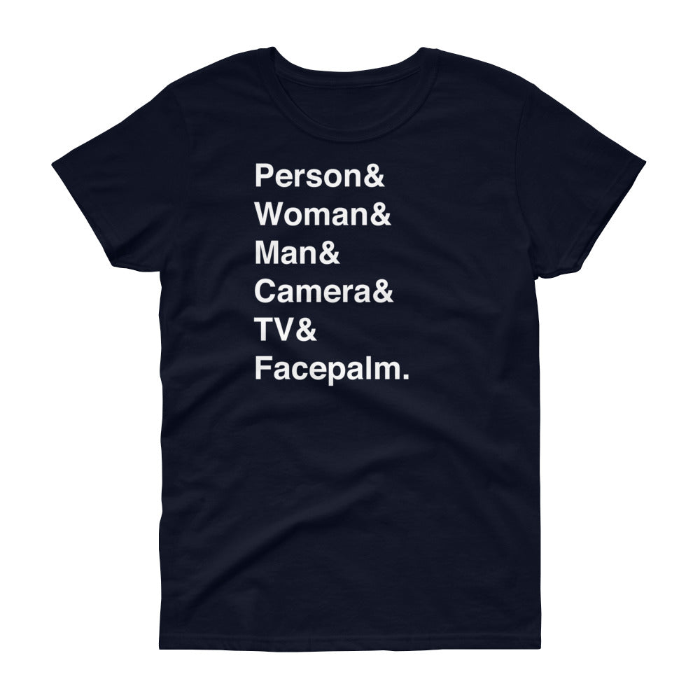 Person & Woman & Man Women's Short-Sleeve T-Shirt - Image 3