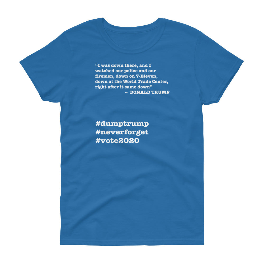 WTC Trump Quote Women's Short-Sleeve T-Shirt - Image 6