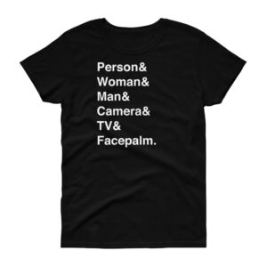 Person & Woman & Man Women's Short-Sleeve T-Shirt
